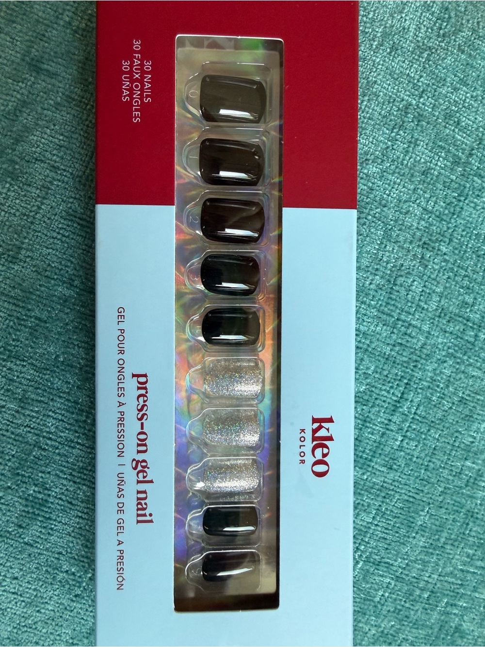 Kiko Light Blue and White Cosmetic Box